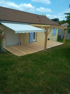 Pergolas + terrasse bois douglas