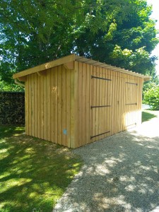 abri de jardin 1 pan bac acier