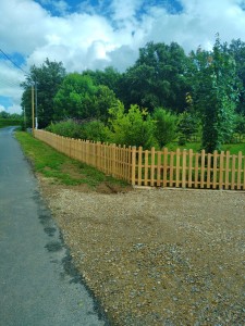 clôture bois Douglas 87