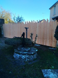 palissade bois différentes hauteurs