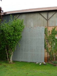 palissade bois cache vue