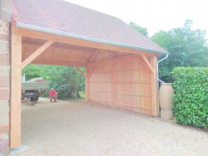 carport tuiles plates