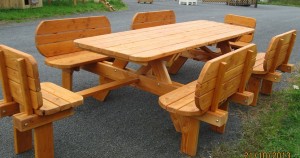 table bois extérieur 87